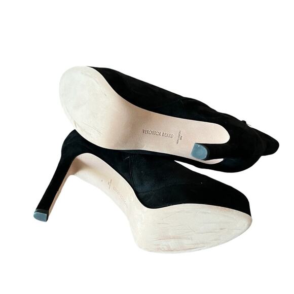 Veronica Beard Dali Suede Stiletto Heel Ankle Boot Bootie NEW Size 9.5 - Picture 7 of 10